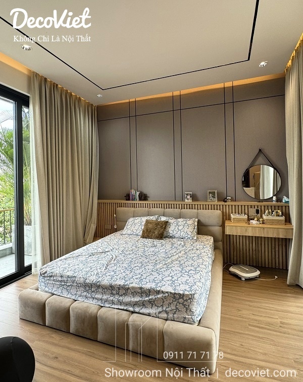 thi công nội thất phòng ngủ Master