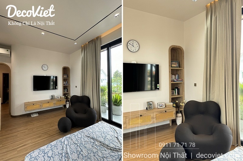 thi công nội thất phòng ngủ Master đẹp