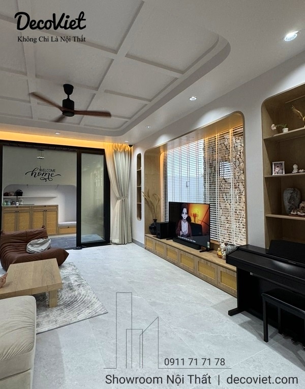 thi công nội thất phòng khách đẹp