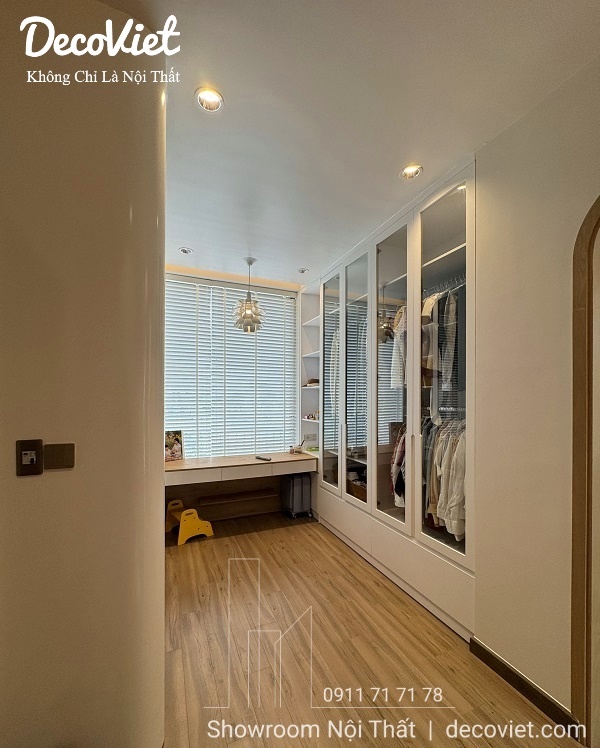 thi công nội thất phòng thay đồ