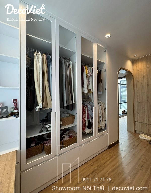 thi công tủ quần áo