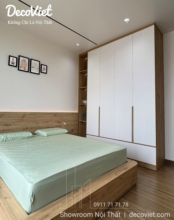 thi công nội thất phòng ngủ gỗ công nghiệp