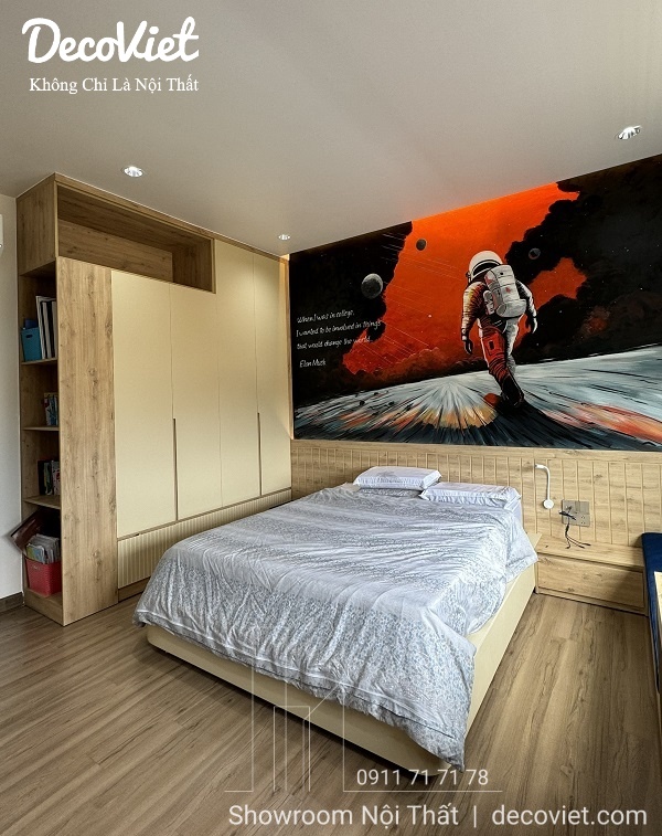 thi công nội thất phòng ngủ cho bé