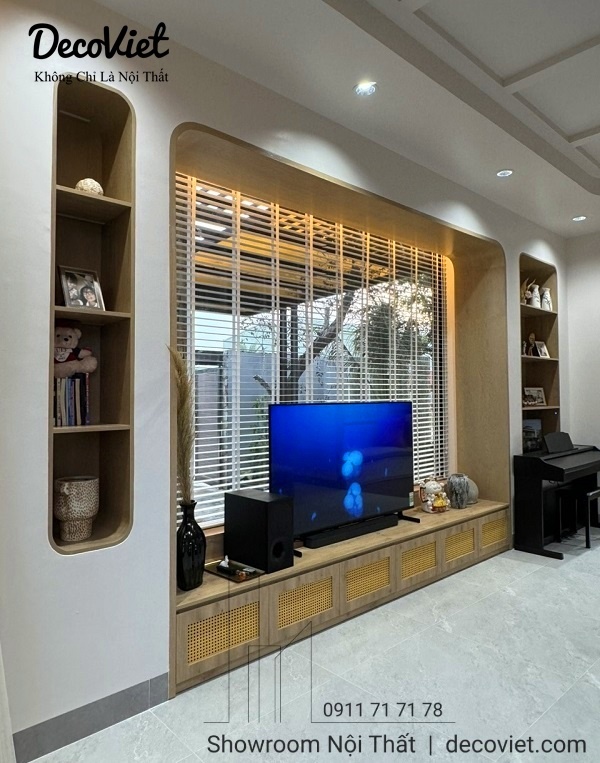 thiết kế thi công nội thất phòng khách