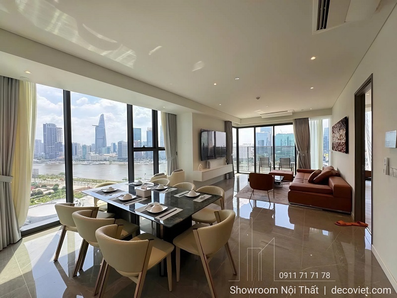 Thi công nội thất căn hộ chung cư sang trọng, trọn gói giá rẻ