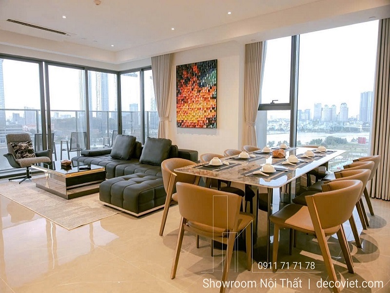 Thi công nội thất căn hộ chung cư hiện đại TP.HCM 2025