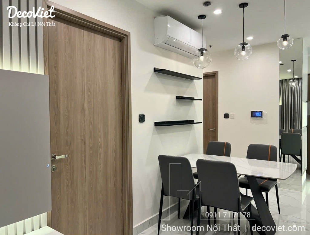 Thi công nội thất phòng bếp căn hộ Vinhomes Grand Park Quận 9