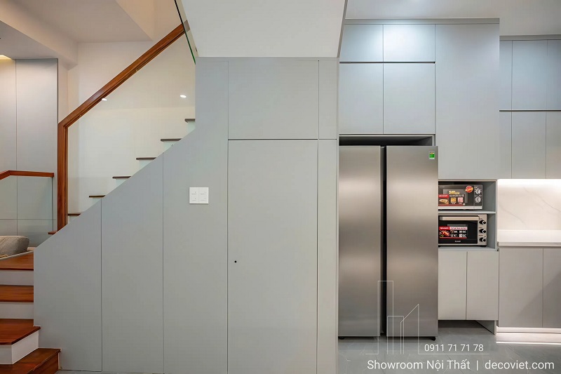 Hệ tủ gầm cầu thang thiết kế sang trọng, hiện đại