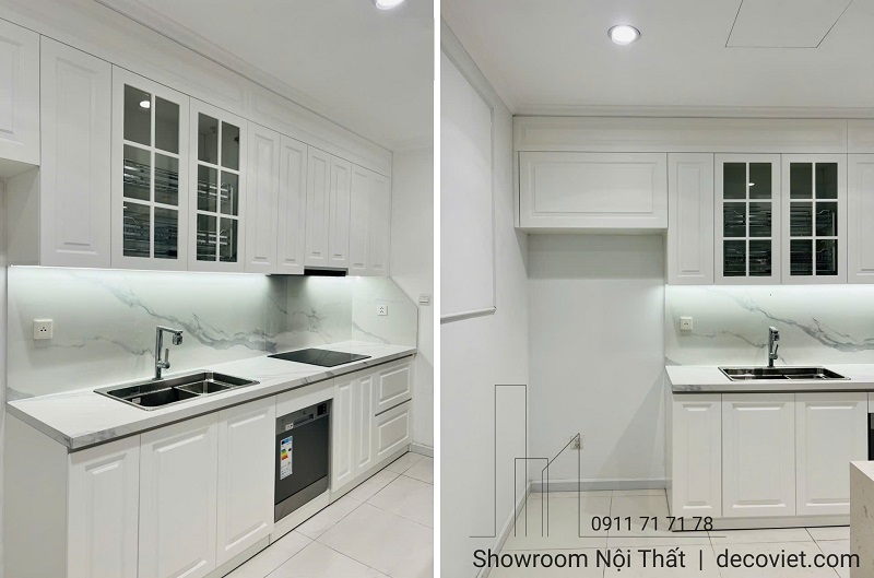 thiết kế thi công tủ bếp gỗ công nghiệp trọn gói