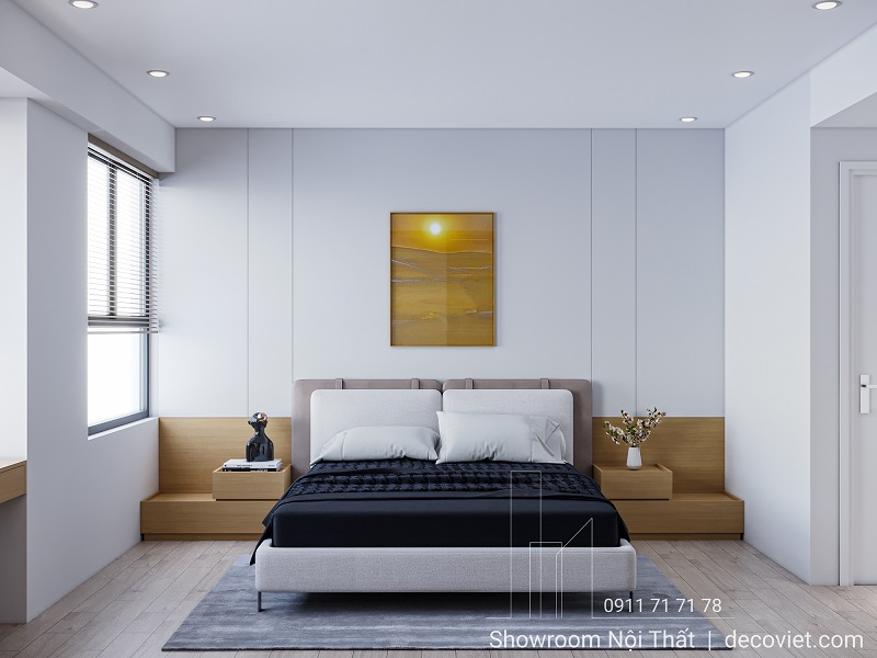 Thiết kế phòng ngủ master Saigon South Residences 2PN