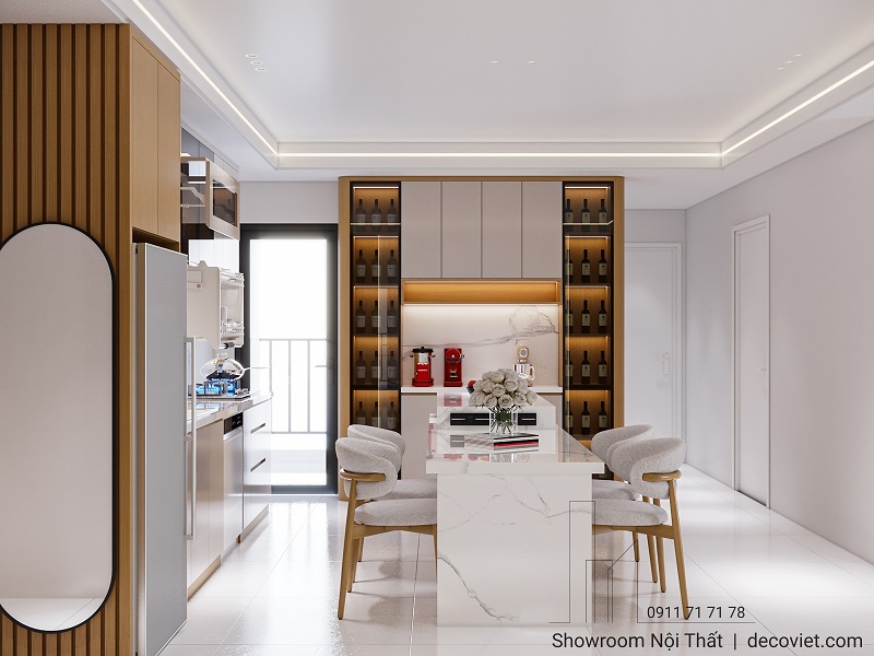 Không gian bếp tối ưu công năng Saigon South Residences