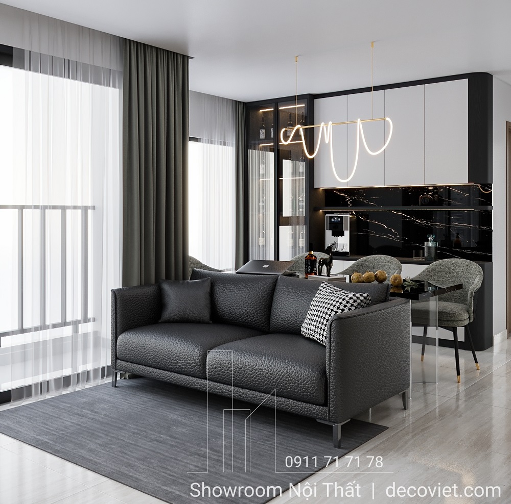 thiết kế nội thất phòng khách đẹp hiện đại