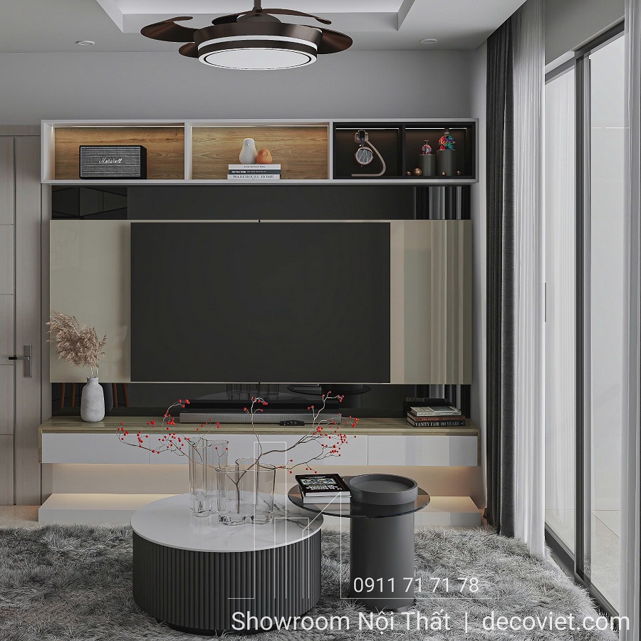 thiết kế nội thất phòng khách hiện đại