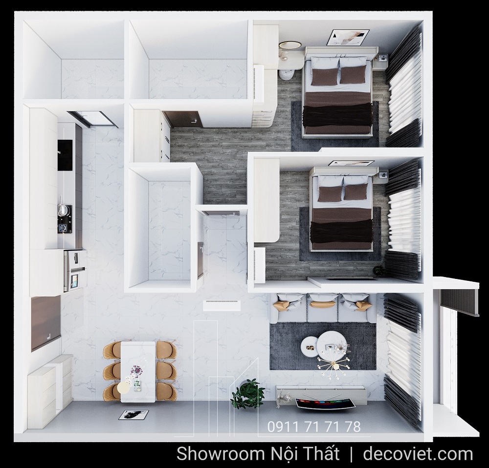 công ty thiết kế thi công nội thất decoviet