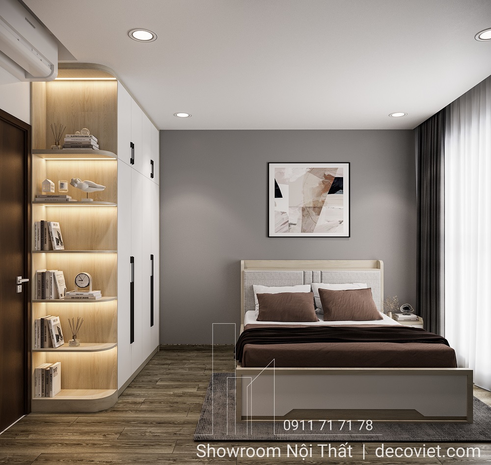 thiết kế nội thất phòng ngủ giá rẻ