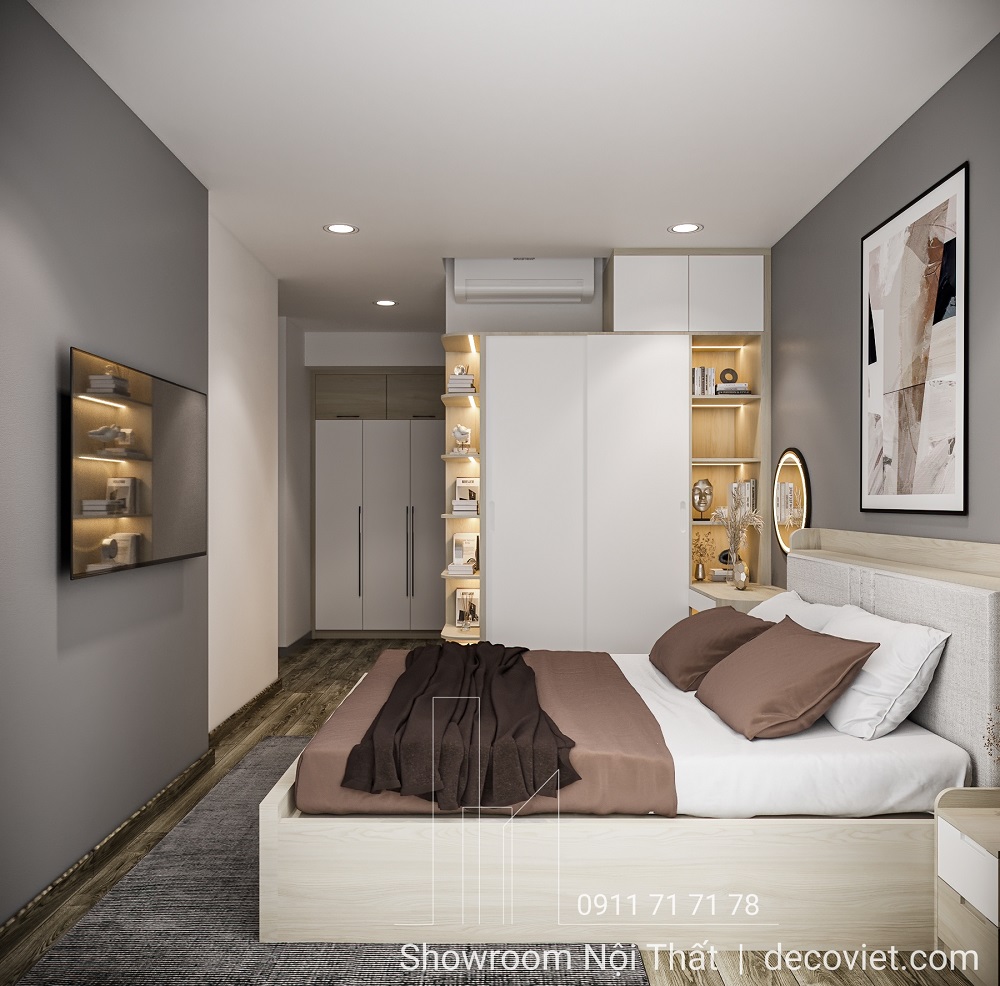 thiết kế nội thất phòng ngủ hiện đại