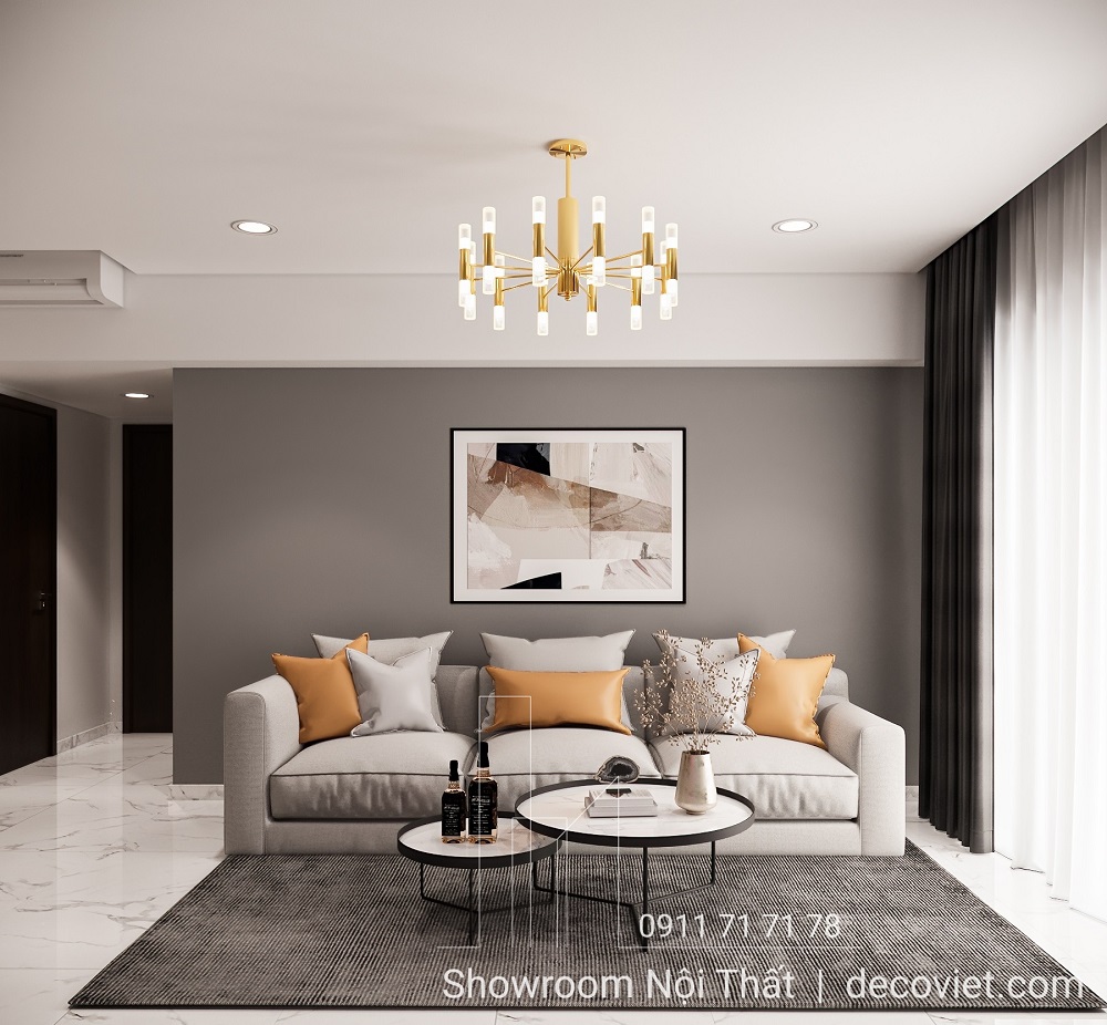 thiết kế nội thất phòng khách hiện đại