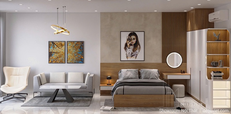 Thiết kế nội thất căn hộ cho thuê đẹp, sang, tiện nghi tại TP.HCM