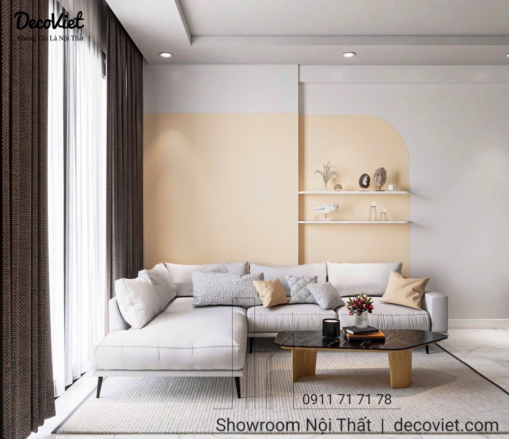 Thiết kế nội thất căn hộ chung cư 2PN Opal Boulevard