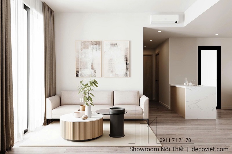 Thiết Kế Nội Thất Chung Cư Lumiere Boulevard 76m² 2PN hiện đại