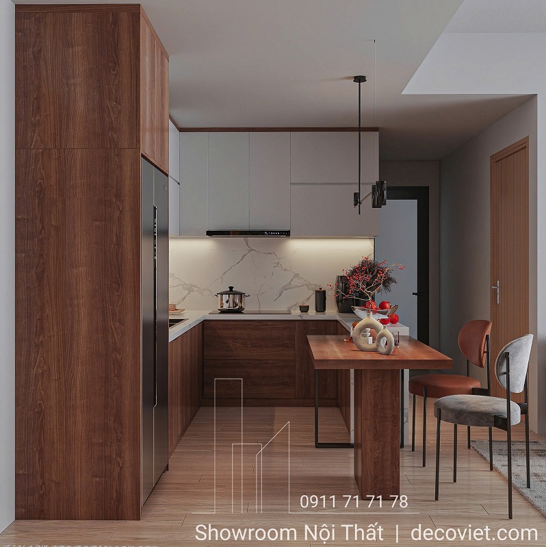 thiết kế nội thất phòng bếp đẹp