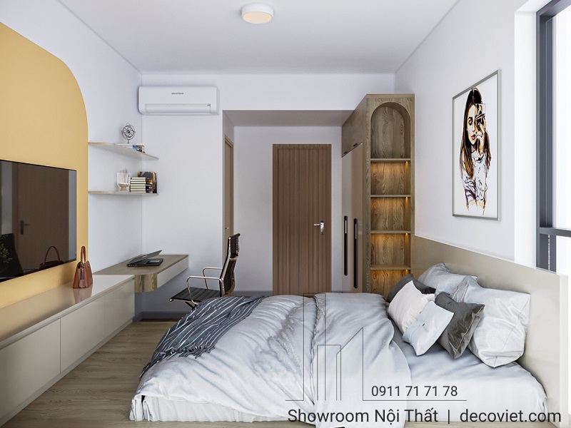 Tổng quan phòng ngủ master, bố trí khoa học, vừa sang trọng vừa tiện nghi