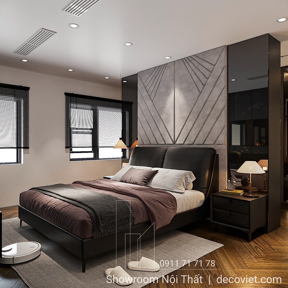 thiết kế nội thất phòng ngủ đẹp tiện nghi