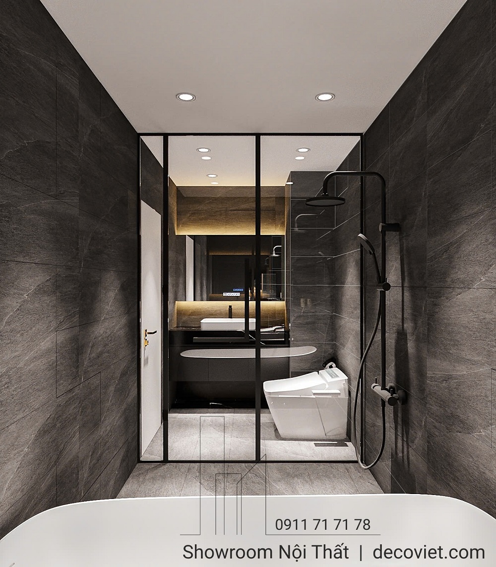 thiết kế nội thất nhà vệ sinh