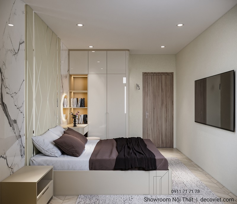 Tủ quần áo MDF lõi xanh cao sát trần