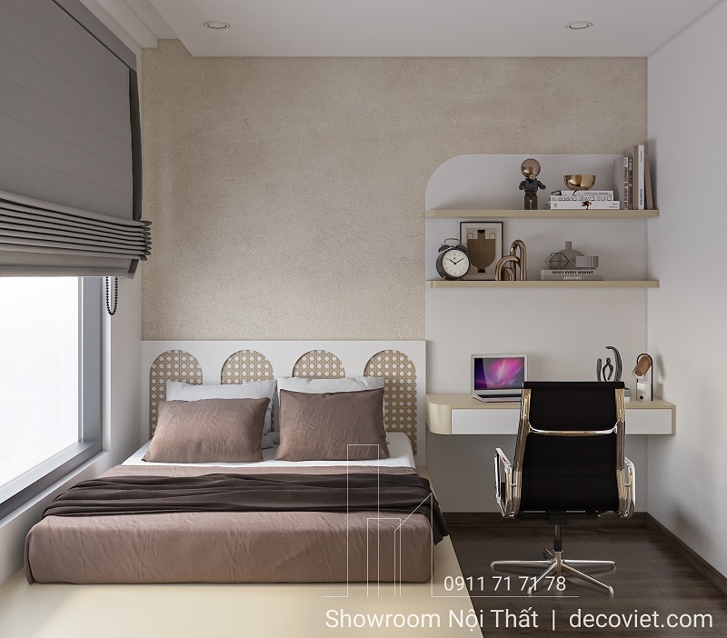thiết kế nội thất phòng ngủ phụ đẹp, theo phong cách mới