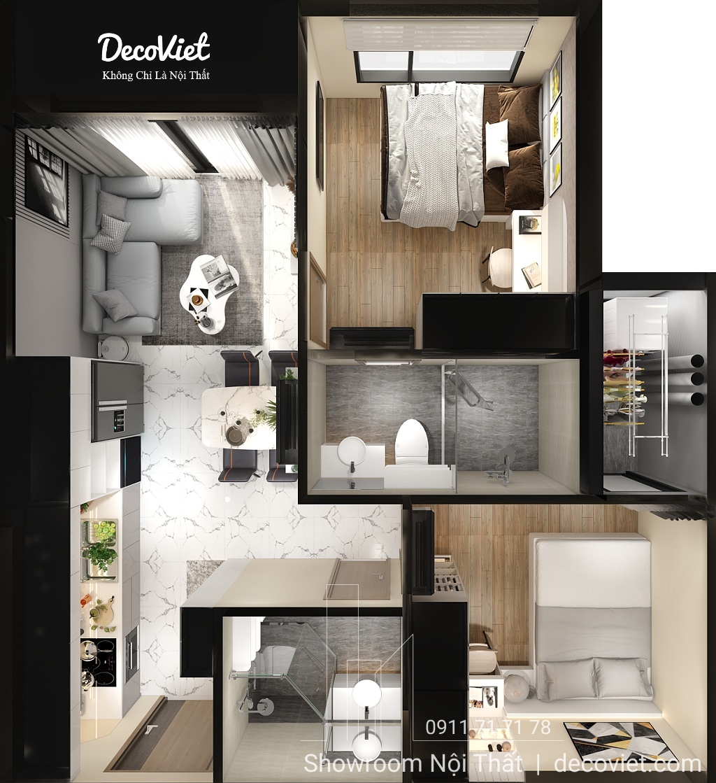 Thiết Kế Nội Thất Chung Cư Vinhomes Grand Park Quận 9