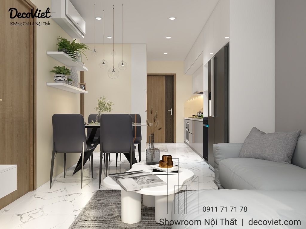 thiết kế nội thất phòng khách chung cư vinhomes