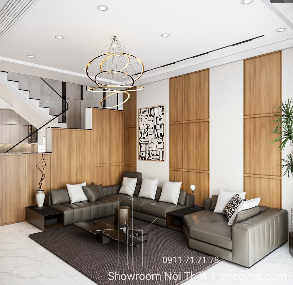 thiết kế nội thất nhà phố quận 7 2pn