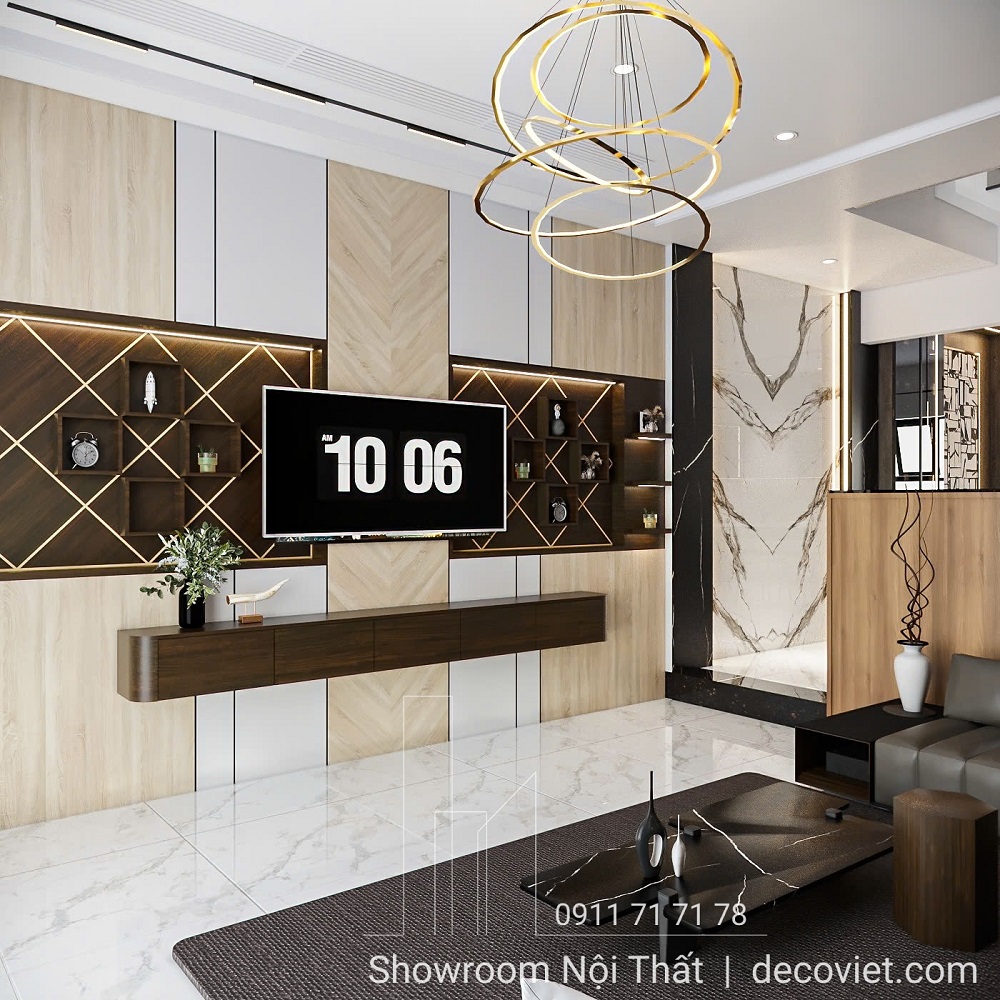 thiết kế nội thất nhà phố quận 7 hiện đại