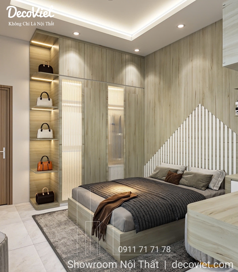 thiết kế nội thất phòng ngủ thứ 2