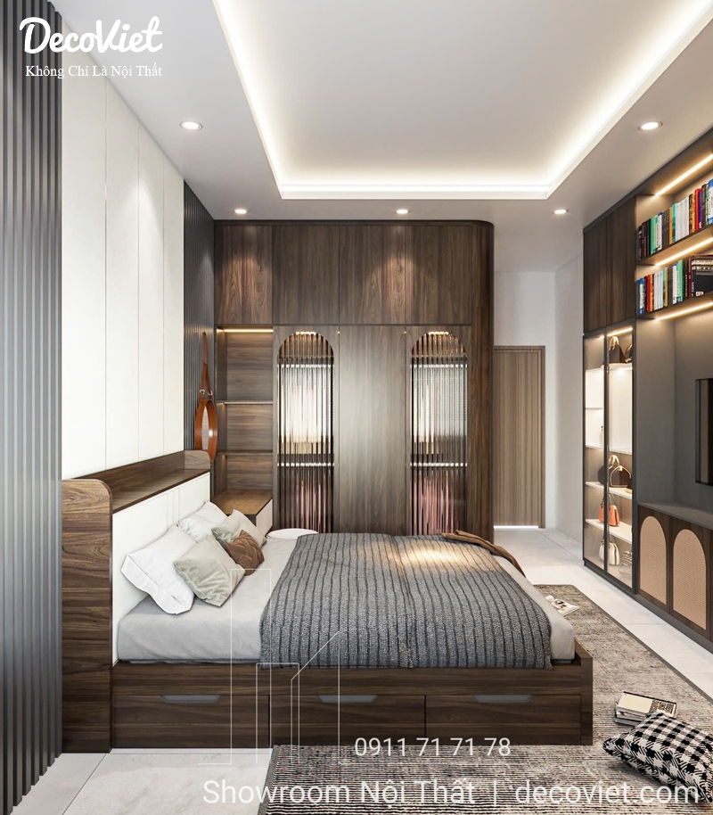thiết kế nội thất phòng ngủ master