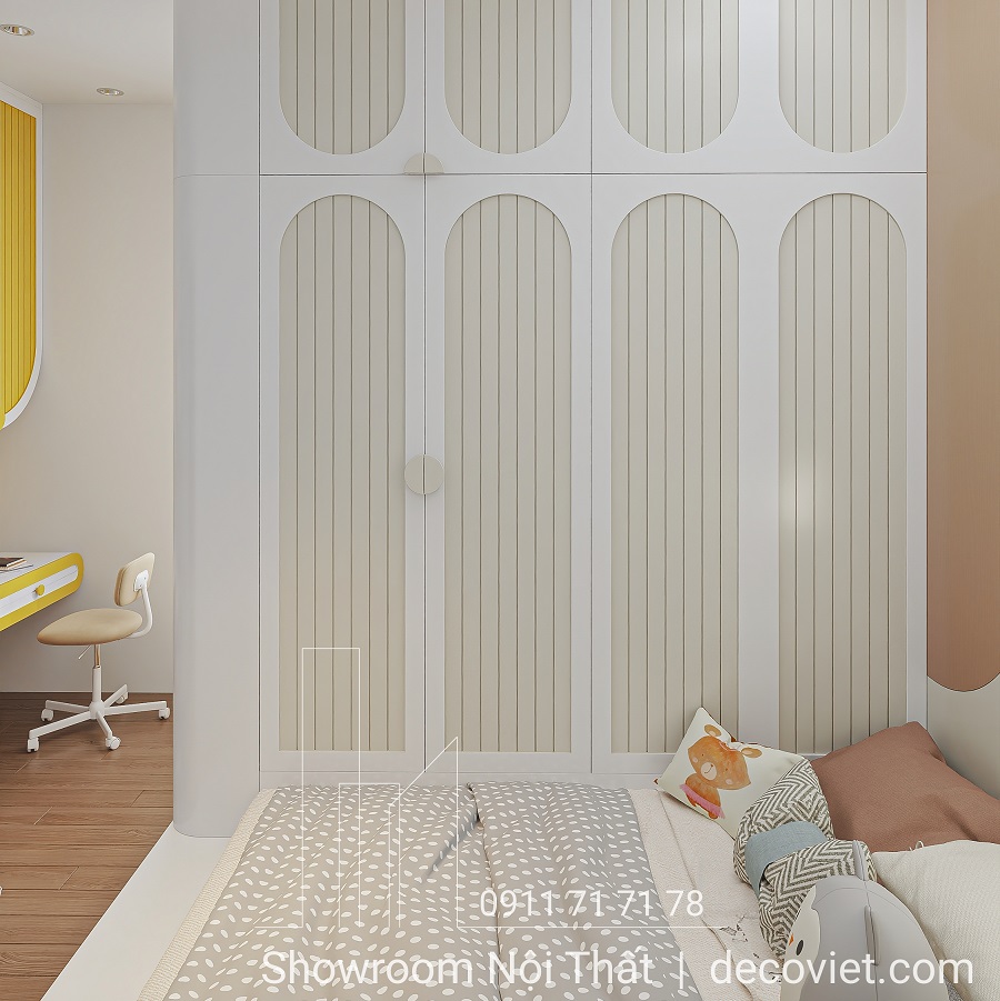 thiết kế nội thất phòng ngủ cho bé