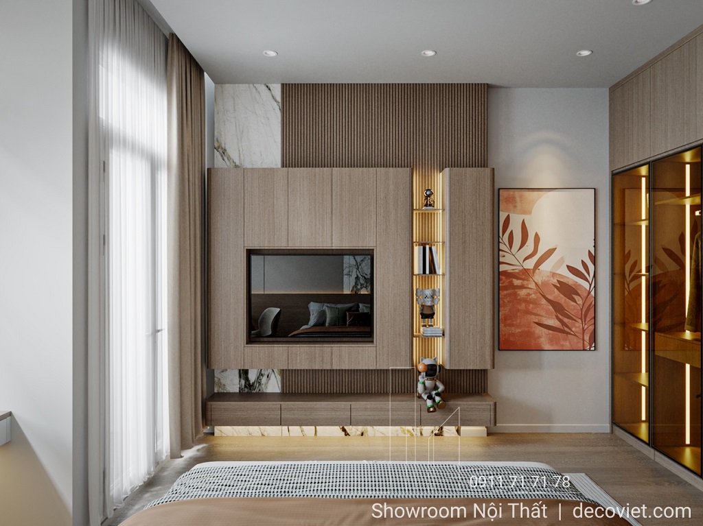 thiết kế phòng ngủ tiện nghi