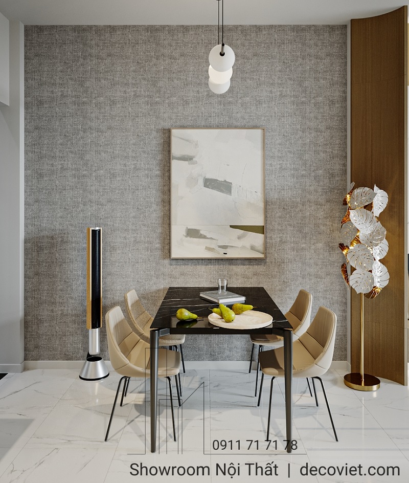 bộ bàn ăn 4 ghế đẹp cho nhà phố