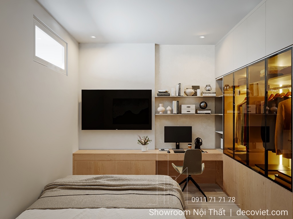 thiết kế nội thất phòng ngủ đẹp tiện nghi