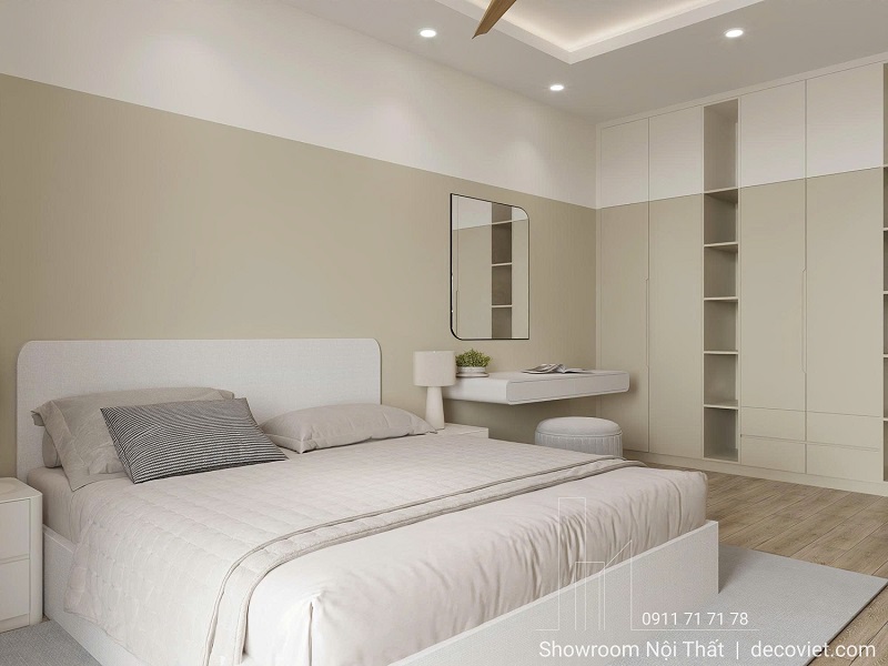 phòng ngủ cho khách trong nhà phố 1 trệt 4 lầu