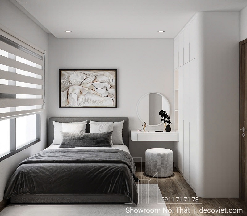 không gian phòng ngủ phụ hiện đại đầy đủ tiện nghi