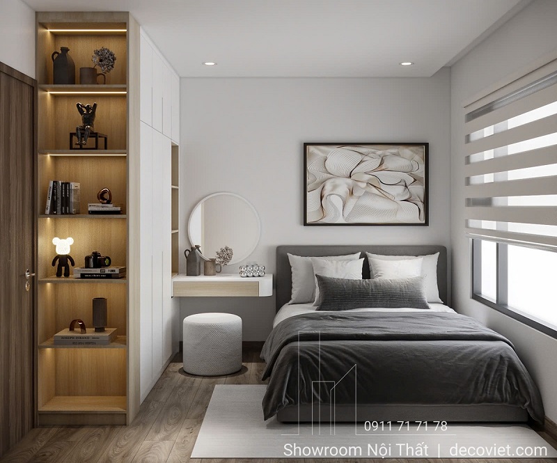 thiết kế phòng ngủ master đẹp, đáp ứng đầy đủ tiện nghi