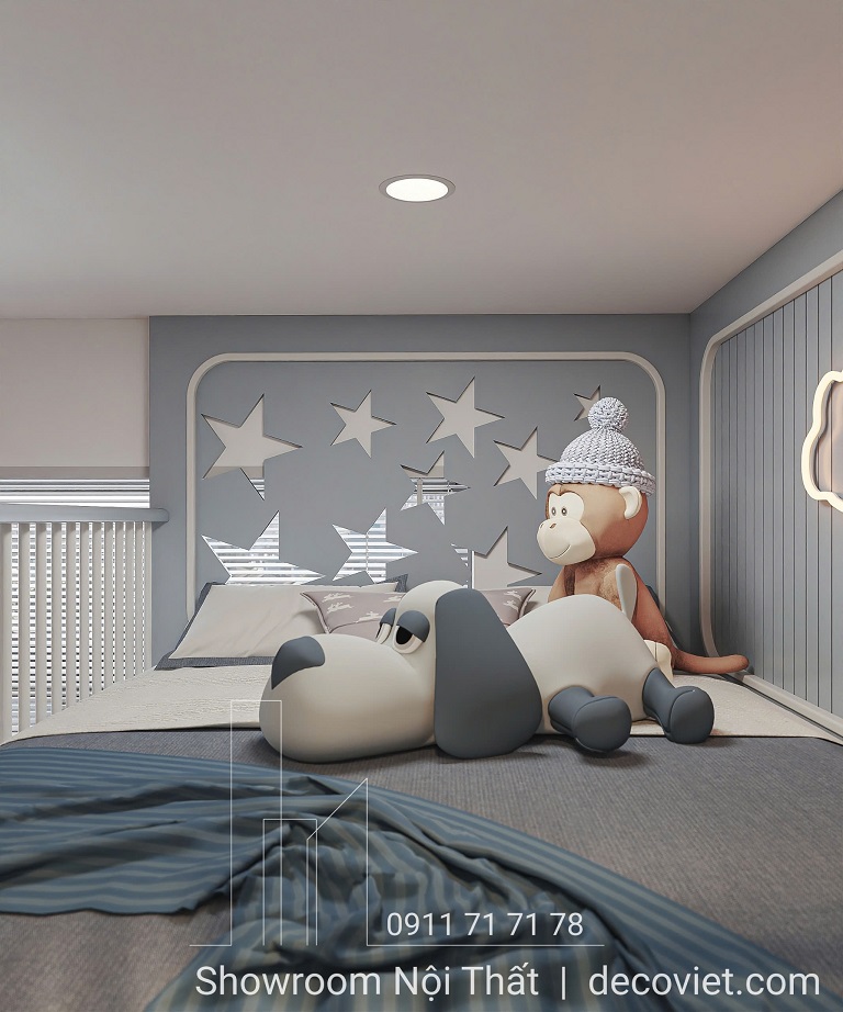 Thiết Kế Phòng Ngủ Đôi Dễ Thương Cho Bé Trai Và Bé Gái