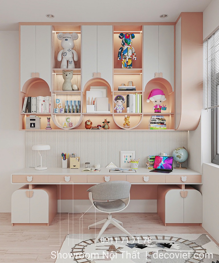 thi công nội thất phòng ngủ trẻ em