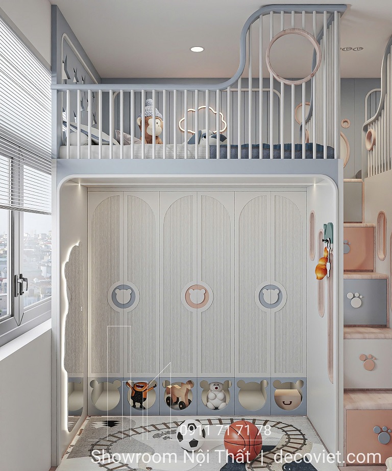 bộ nội thất phòng ngủ cho bé