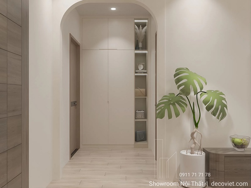 phòng ngủ master thiết kế rộng rãi, khoa học