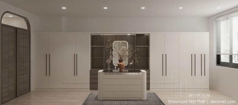 tủ quần áo kịch trần phòng thay đồ