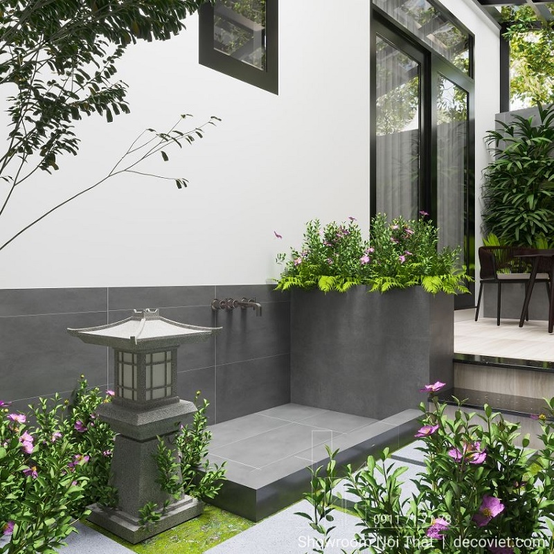 thiết kế cảnh quan sân vườn nhà phố đẹp