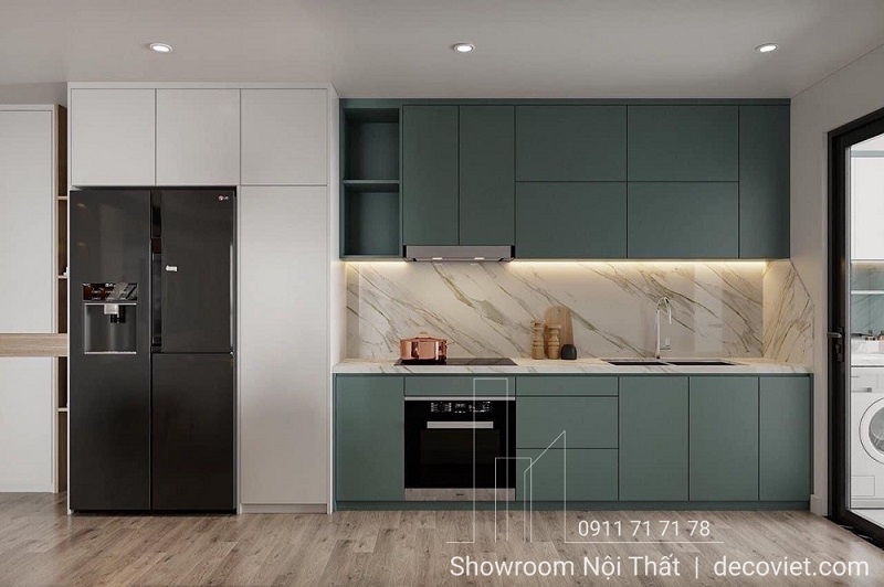 thi công tủ bếp